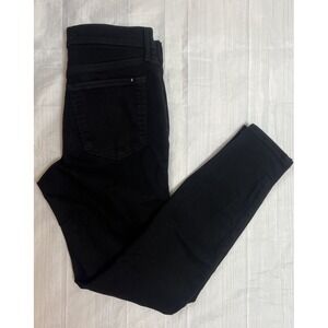 Everlane The Mid-Rise Skinny Stretch Jean Black Women's size‎ 28 EUC